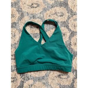 Lululemon Envital Bra Size 8 Cascadia Green Excellent Condition
